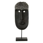 Paris Prix Statue Déco  Masque Ethnique  51cm Noir