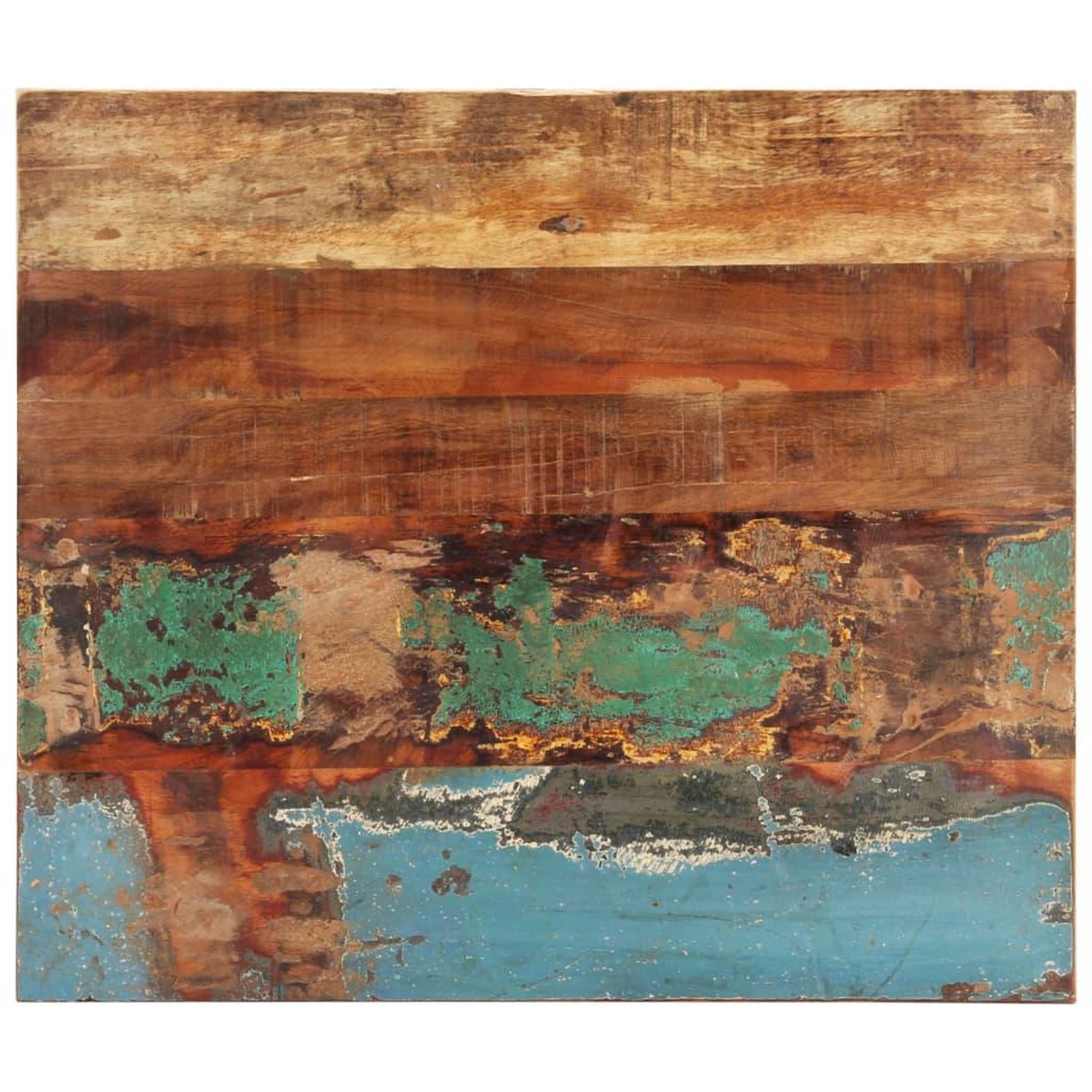 VIDAXL Dessus de table rectangulaire 60x70 cm 25-27 mm bois recupere