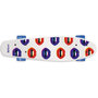Voir la diapositive 1 : Street Surfing Skateboard  pop board kiss me