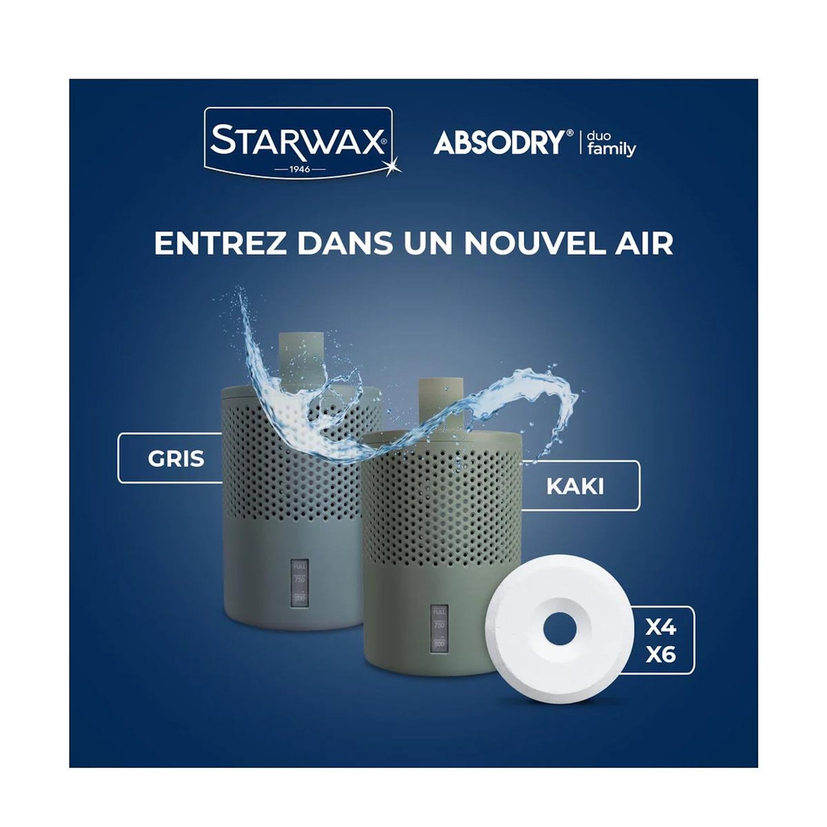 Starwax Absorbeur d'humidité 25m2 - 001075