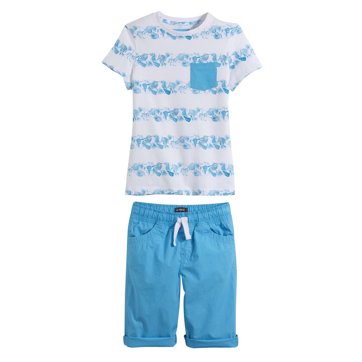 IN EXTENSO Ensemble t-shirt manches courtes + short garçon