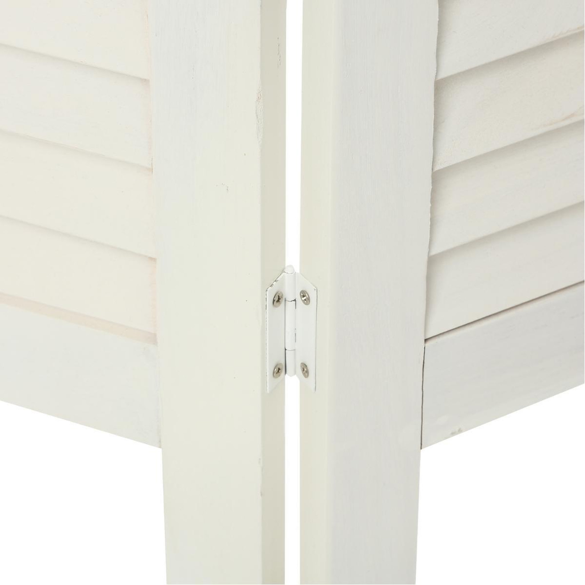 Voir la diapositive 3 : ATMOSPHERA Paravent 3 panneaux en bois  camila  120x170cm blanc