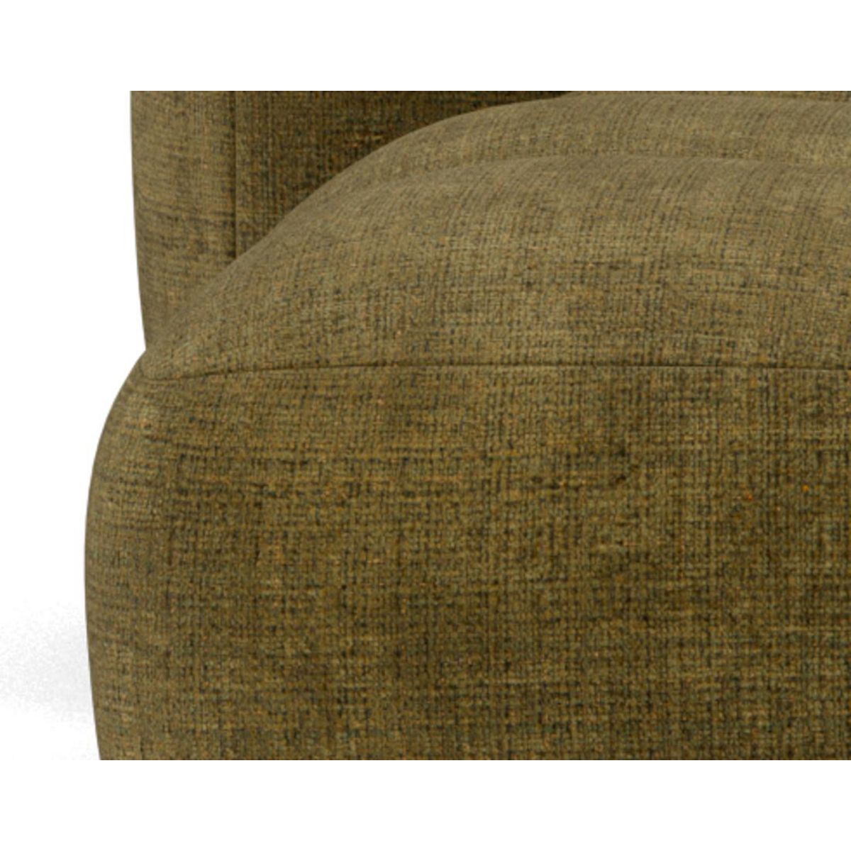 LISA DESIGN Grace - canapé modulable d'angle réversible 4 places en velours texturé