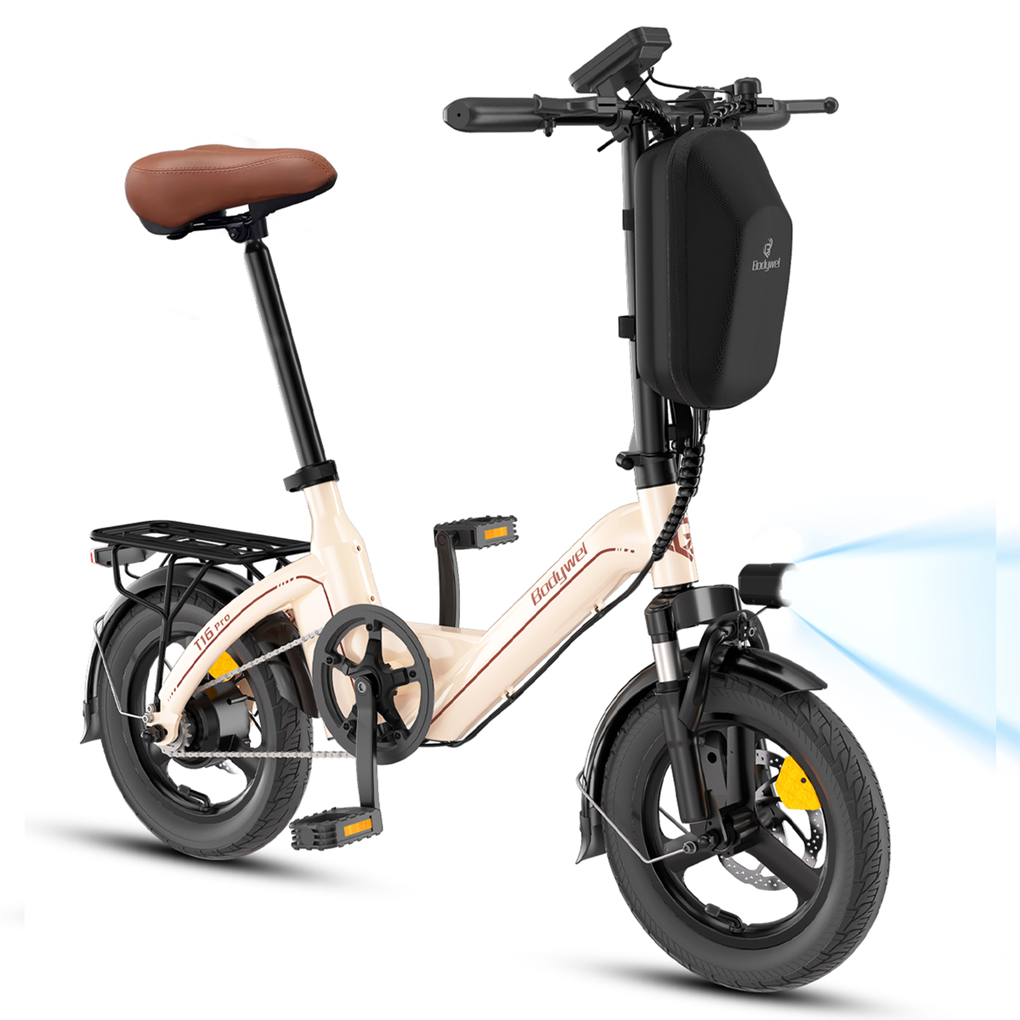 Voir la diapositive 2 : BODYWEL Mini vélo électrique bodywel t16 pro