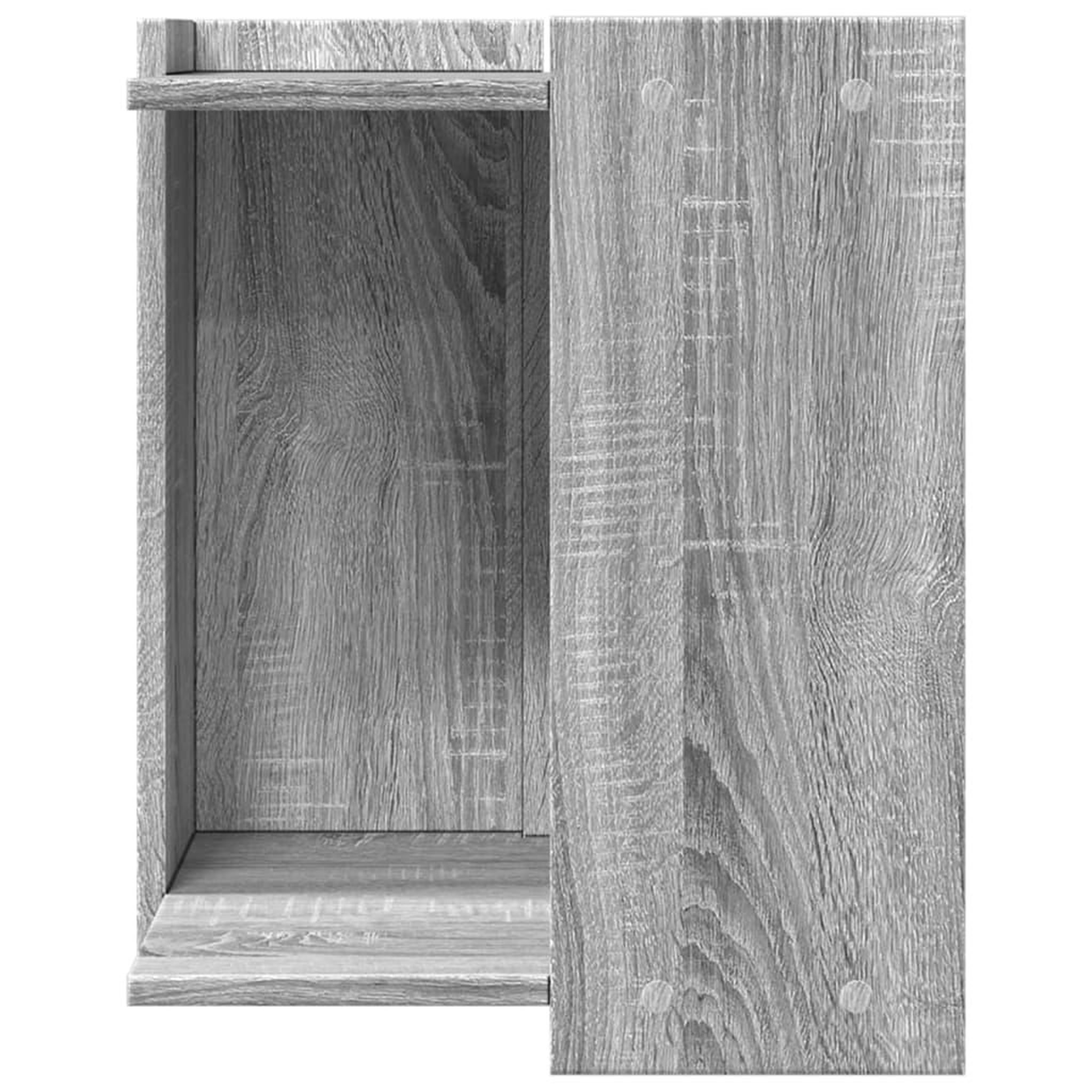 Voir la diapositive 4 : VIDAXL Meuble de bac a litiere pour chat sonoma gris bois d'ingenierie
