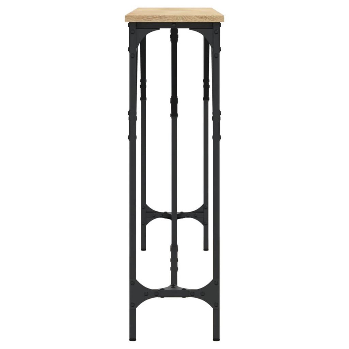 VIDAXL Table console chene sonoma 140x23x75 cm bois d'ingenierie