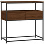 Voir la diapositive 2 : VIDAXL Table console chene marron 75x40x75 cm bois d'ingenierie