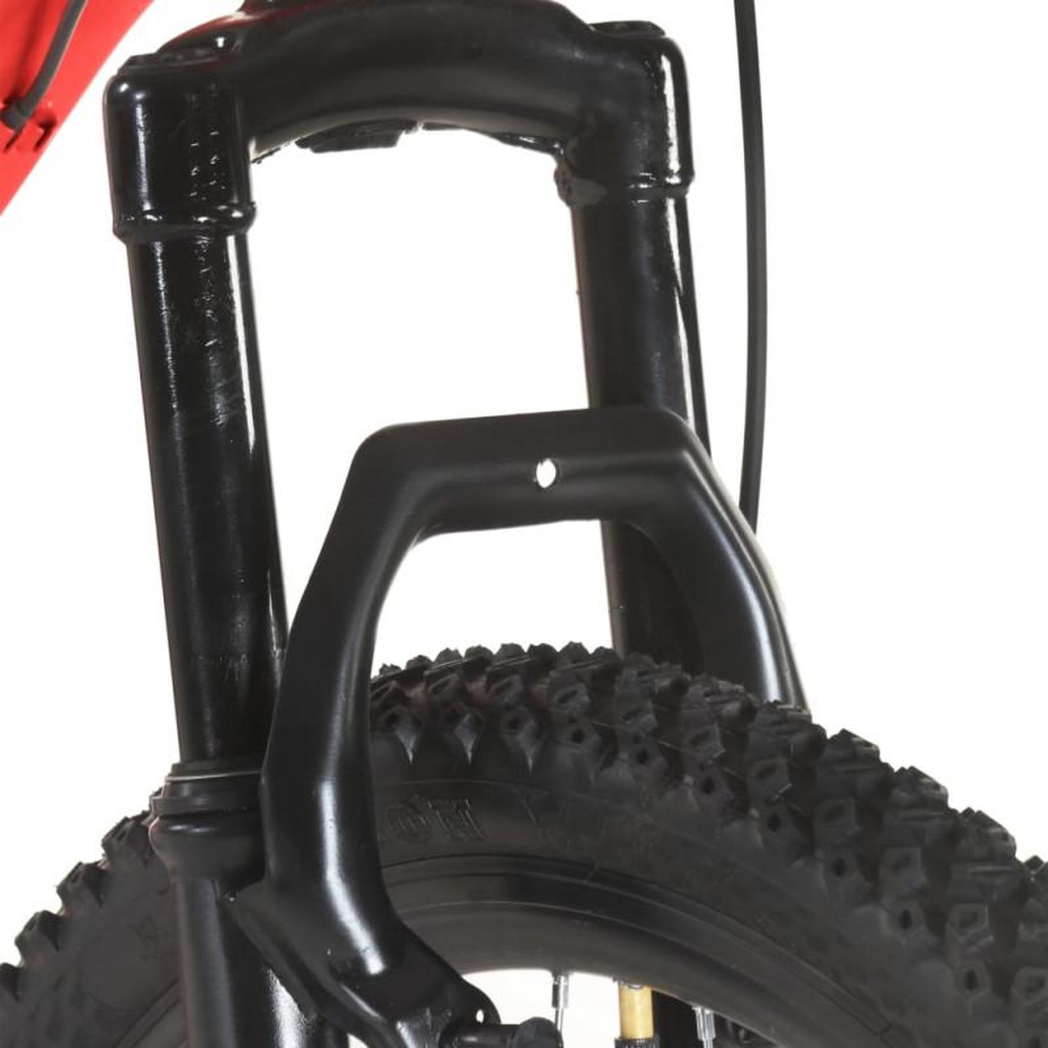 Voir la diapositive 4 : VIDAXL Vélo de montagne 21 vitesses Roues de 27,5 pouces 38 cm Rouge