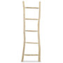 Voir la diapositive 1 : VIDAXL Porte-serviette avec 5 barreaux Teck 45 x 150 cm Naturel