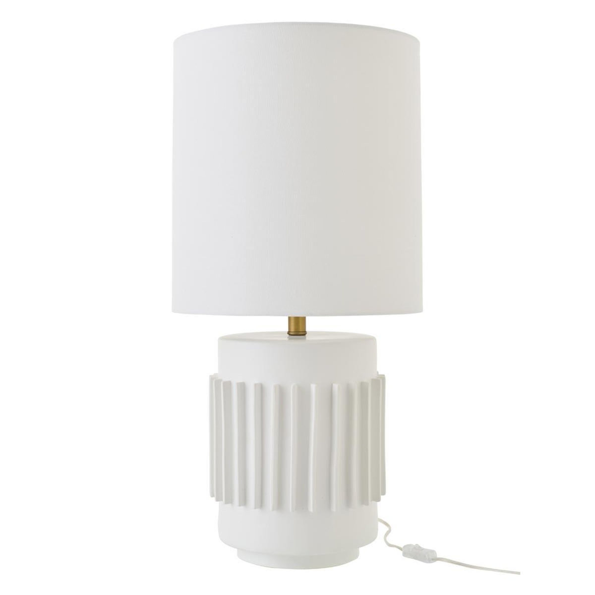 Paris Prix Lampe à Poser en Céramique  Latas  71cm Blanc