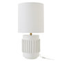 Voir la diapositive 1 : Paris Prix Lampe à Poser en Céramique  Latas  71cm Blanc