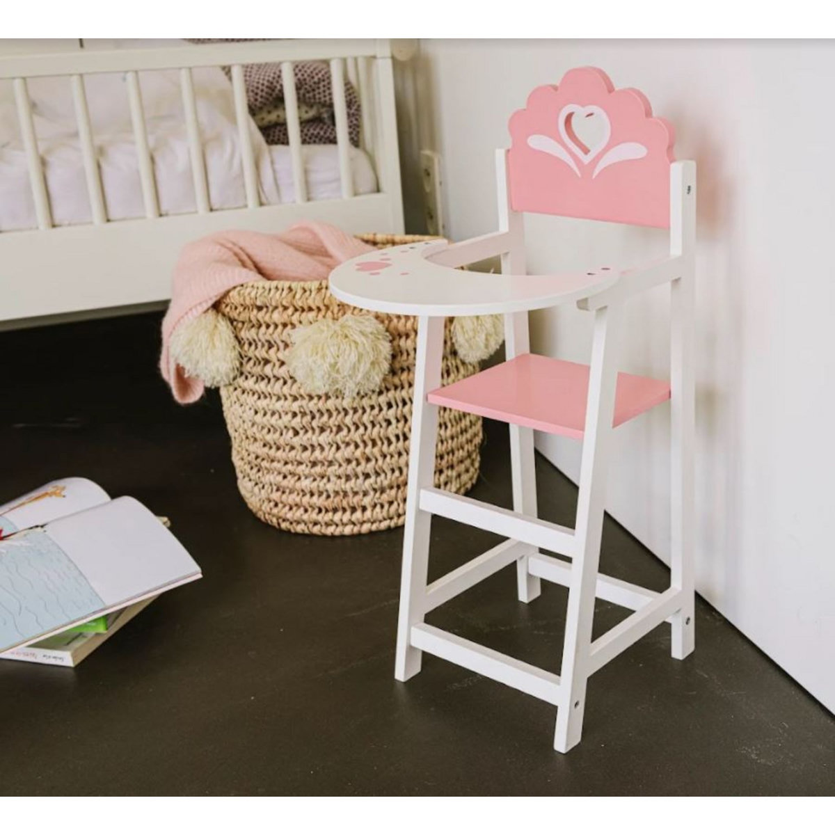 One Two Fun Chaise haute en bois