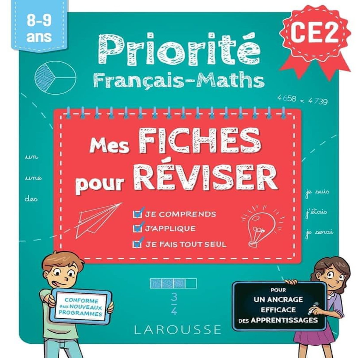PRIORITE FRANCAIS-MATHS CE2. MES FICHES POUR REVISER, Urvoy Delphine