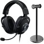 Voir la diapositive 1 : Logitech Casque gamer G PRO X GAMING Casque + Support