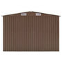 Voir la diapositive 4 : VIDAXL Abri de jardin Marron 257x779x181 cm Acier galvanise