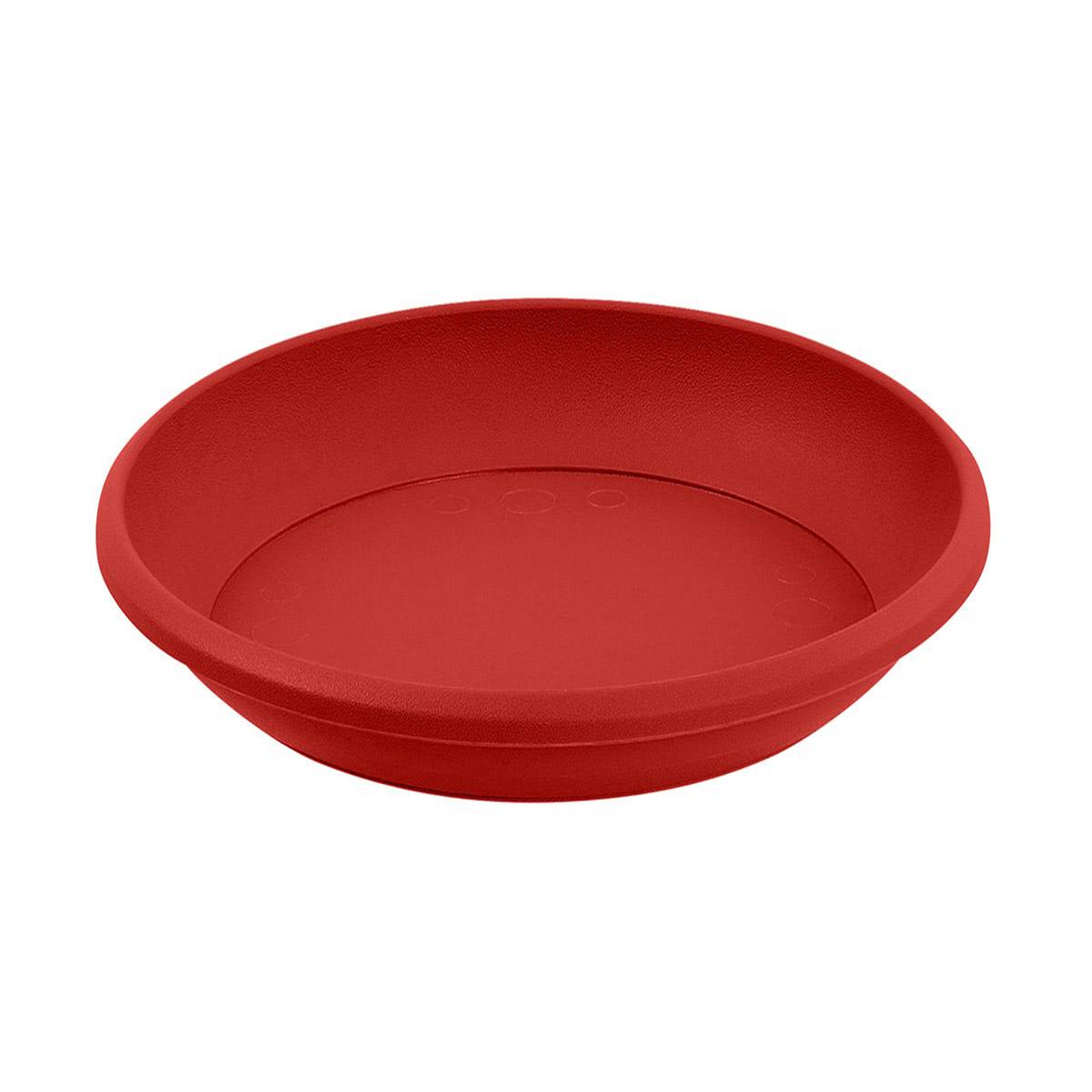 Eda Soucoupe Cancun Ø 21 cm pour pot Cancun Ø 30 cm - Rouge rubis - Eda