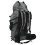 Voir la diapositive 3 : VIDAXL Sac à dos de randonnée gris 100 L tissu oxford