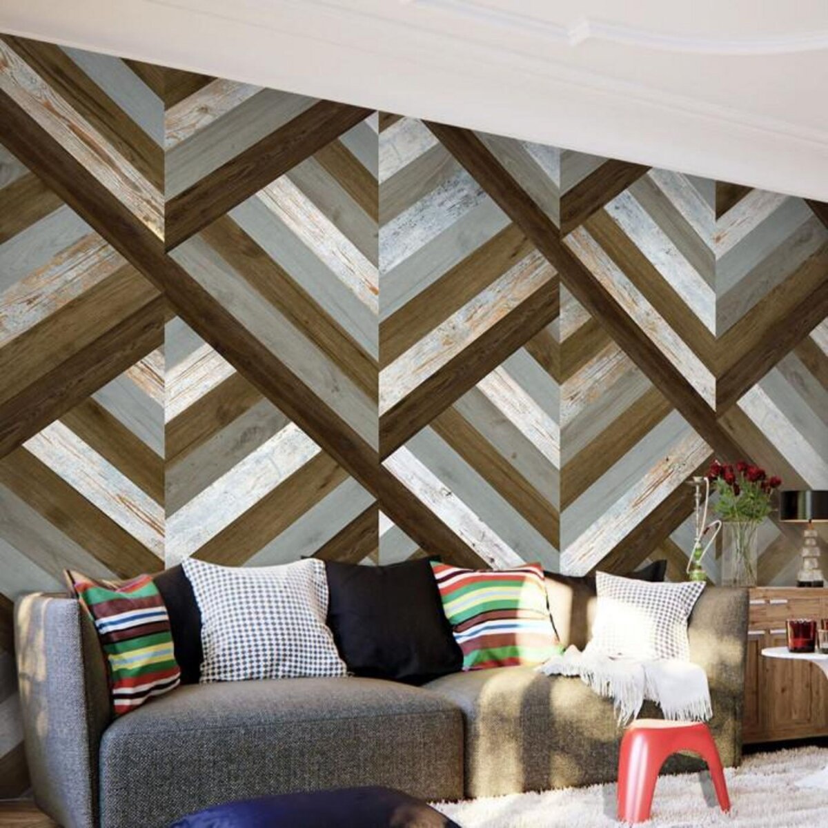 Paris Prix Papier Peint  Wooden Trap  50x1000cm