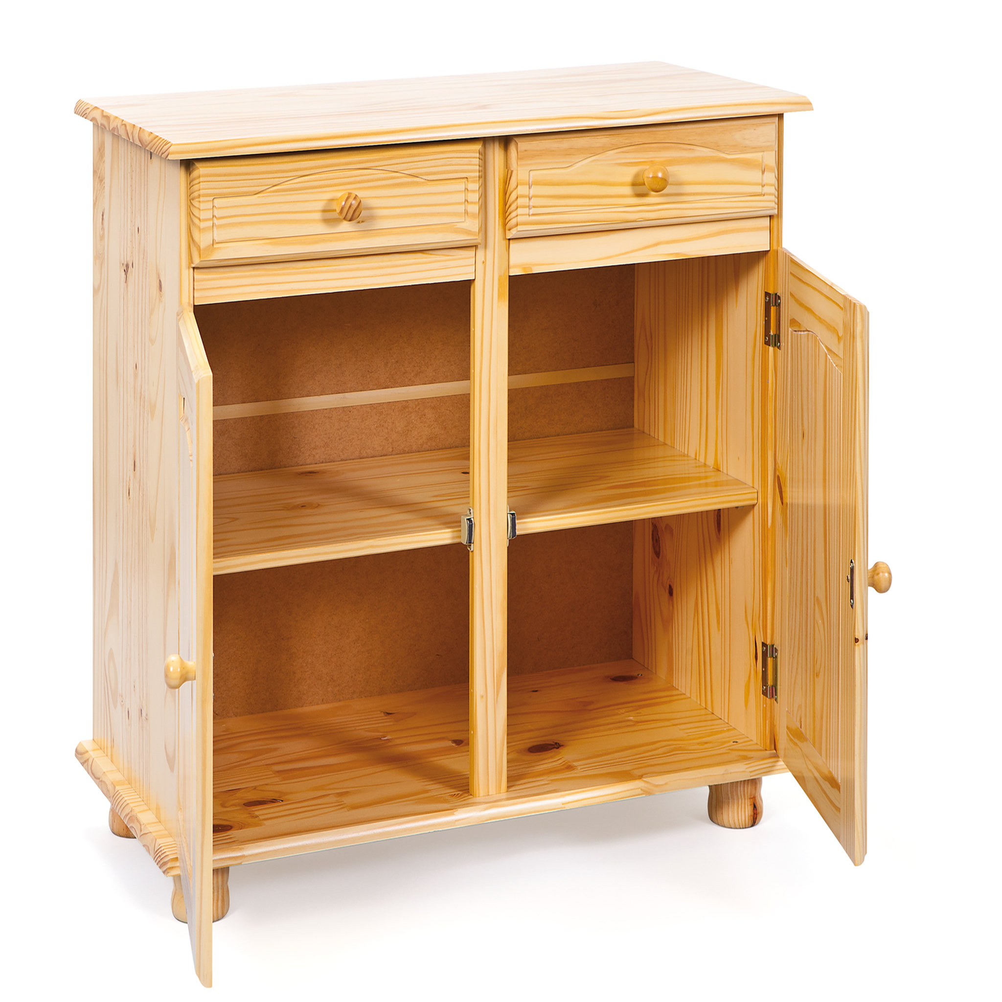 Voir la diapositive 6 : Buffet pin massif - PAMINA