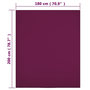Voir la diapositive 5 : VIDAXL Draps-housses Jersey 2 pcs Bordeaux 180x200 cm Coton
