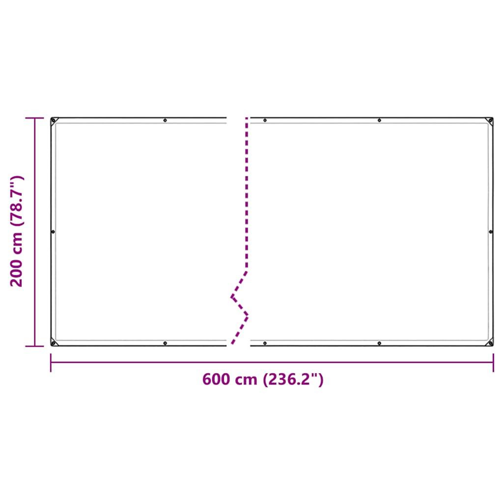 Voir la diapositive 6 : VIDAXL Bache transparente avec œillets 2x6 m polyethylene
