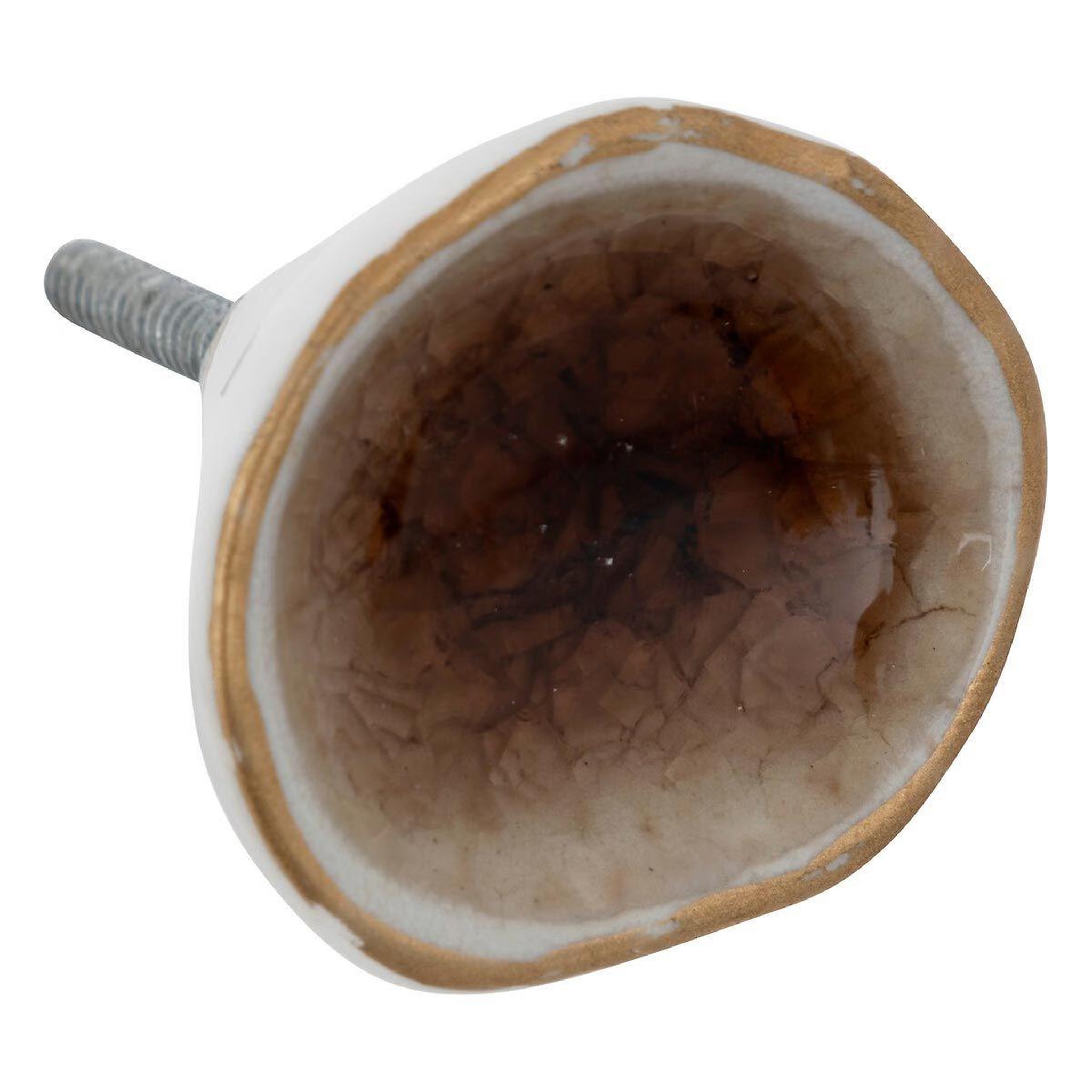 Voir la diapositive 2 : ATMOSPHERA Lot de 2 boutons de meuble  elaina  4cm beige