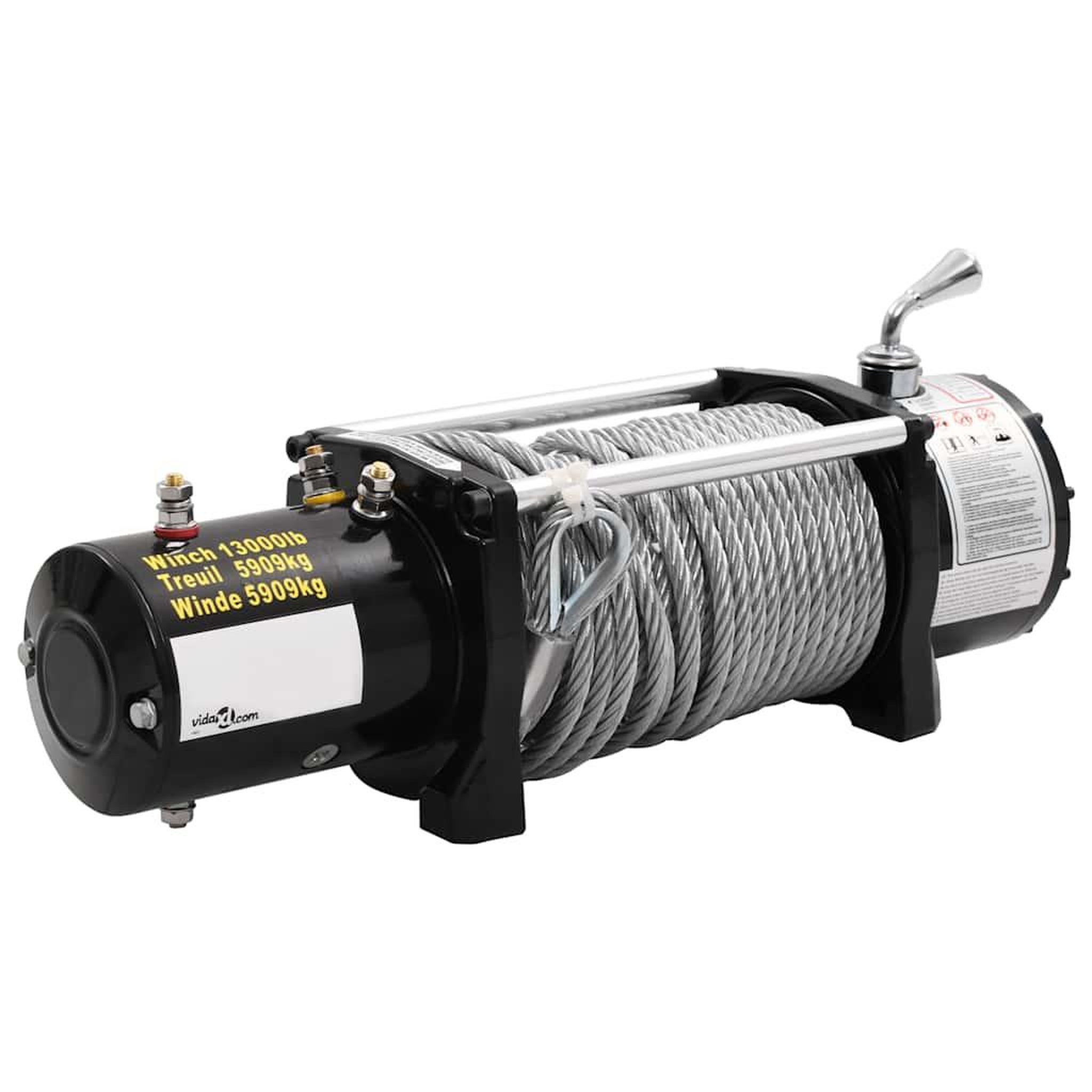 Voir la diapositive 4 : VIDAXL Treuil electrique 12 V 5909 kg