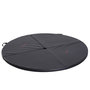 Voir la diapositive 1 : HOMCOM Tapis de pole dance pliable - pole dance mat - tapis de protection Ø 150 cm épaisseur 5 cm - revêtement PVC noir