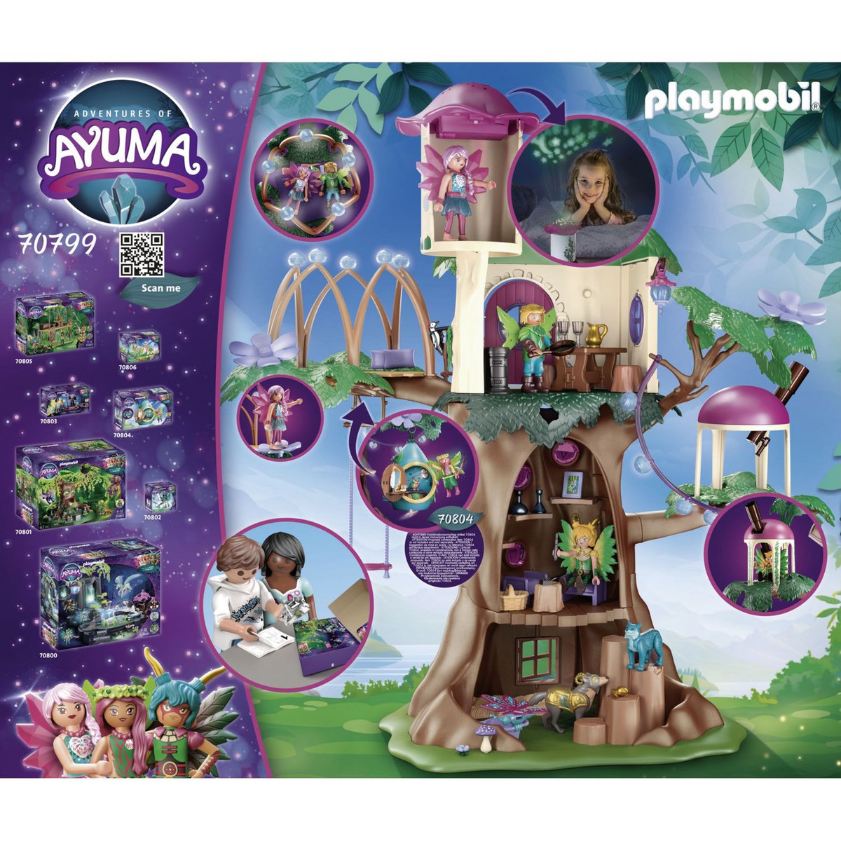 PLAYMOBIL 70799 AYUMA - Arbre magique des fées
