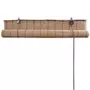 VIDAXL Store roulant Bambou Marron 100x160 cm