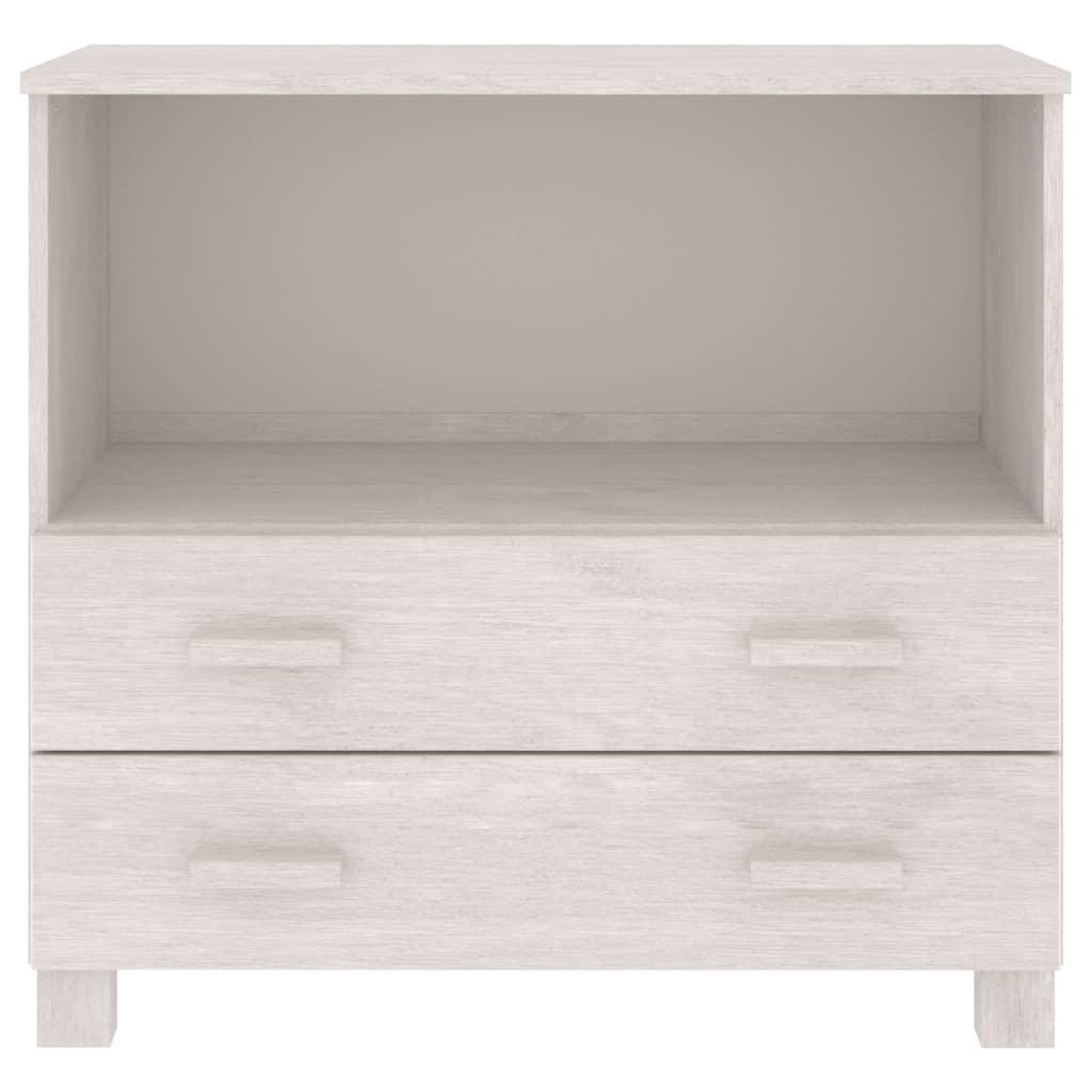 Voir la diapositive 5 : VIDAXL Buffet HAMAR Blanc 85x35x80 cm Bois massif de pin