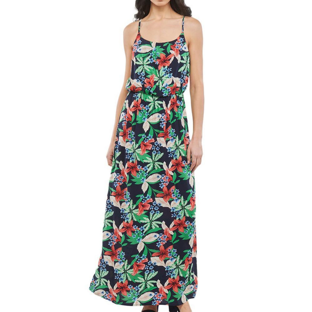 Only Robe Longue  à fleurs Femme Only Nova