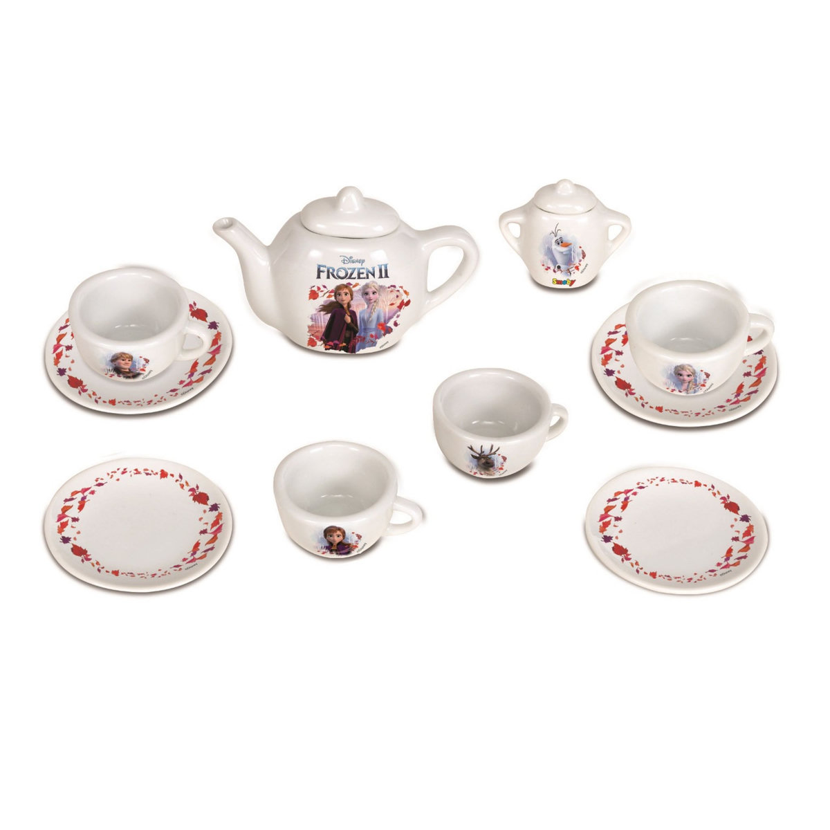 SMOBY Dinette service à thé en porcelaine - La reine des neiges 2