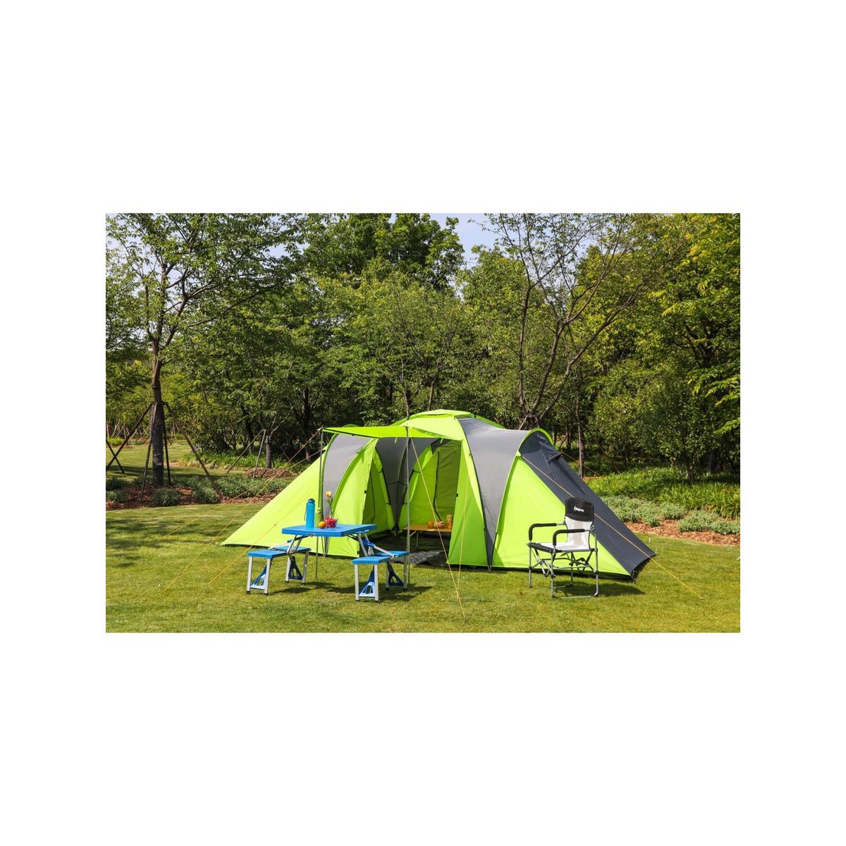 KINGCAMP Tente de camping familiale 6 places  Lucca Kingcamp - Dimensions : 520 x 330 x 195 cm
