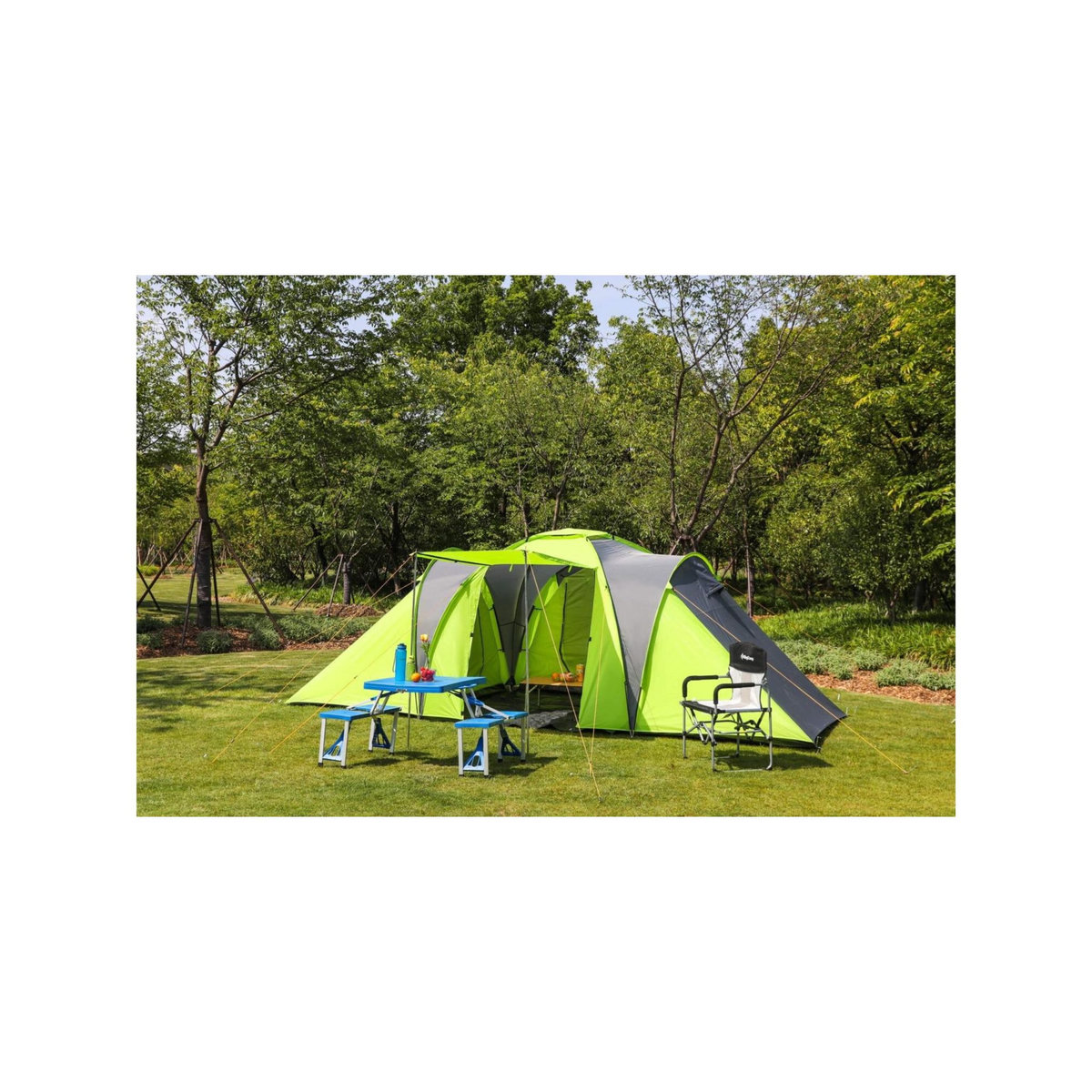 KINGCAMP Tente de camping familiale 6 places  Lucca Kingcamp - Dimensions : 520 x 330 x 195 cm