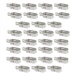 LINXOR Lot de 30 tendeurs en acier galvanisé N°3 pour fil de grillage ou autre