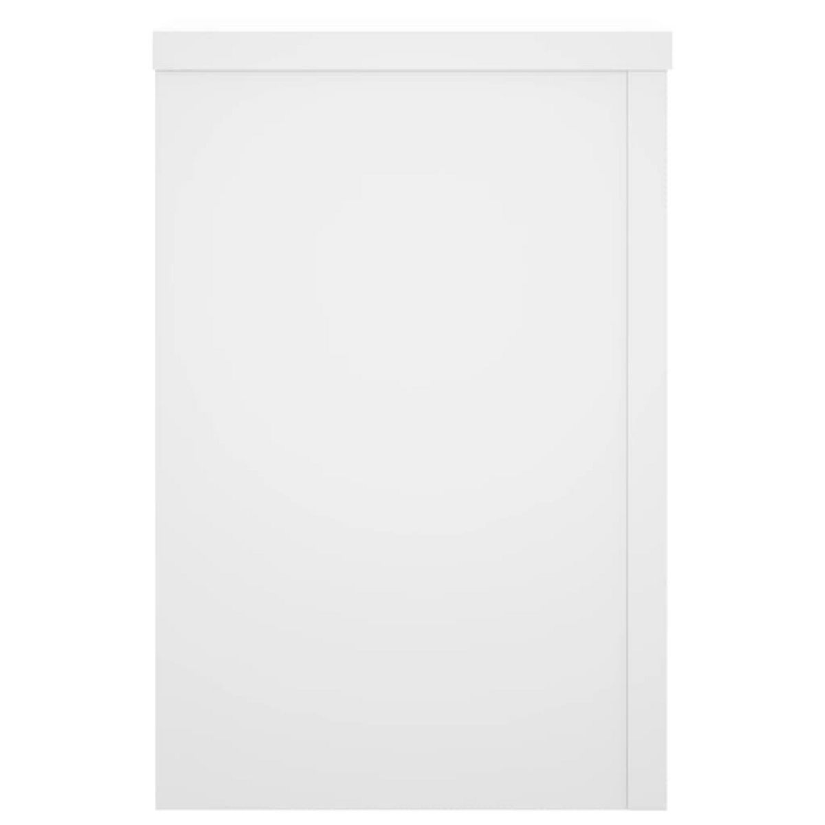 VIDAXL Supports pour plantes 2 pcs blanc 25x25x35 cm bois d'ingenierie