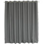 Voir la diapositive 3 : TOILINUX Lot de 2 grands Rideaux unis occultants avec œillets - 300 x 240 cm - Gris
