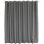 Voir la diapositive 3 : TOILINUX Lot de 2 grands Rideaux unis occultants avec œillets - 300 x 240 cm - Gris