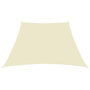 Voir la diapositive 2 : VIDAXL Voile de parasol Tissu Oxford trapeze 4/5x4 m Creme