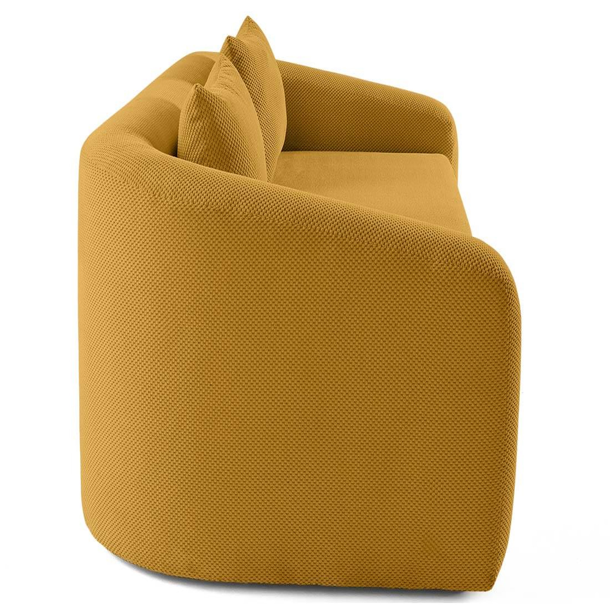 Voir la diapositive 6 : BEST MOBILIER Nuvia - canapé convertible déplimousse 3 places en velours texturé
