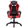 Voir la diapositive 4 : VIDAXL Fauteuil de jeux video avec LED RVB Rouge et noir Similicuir