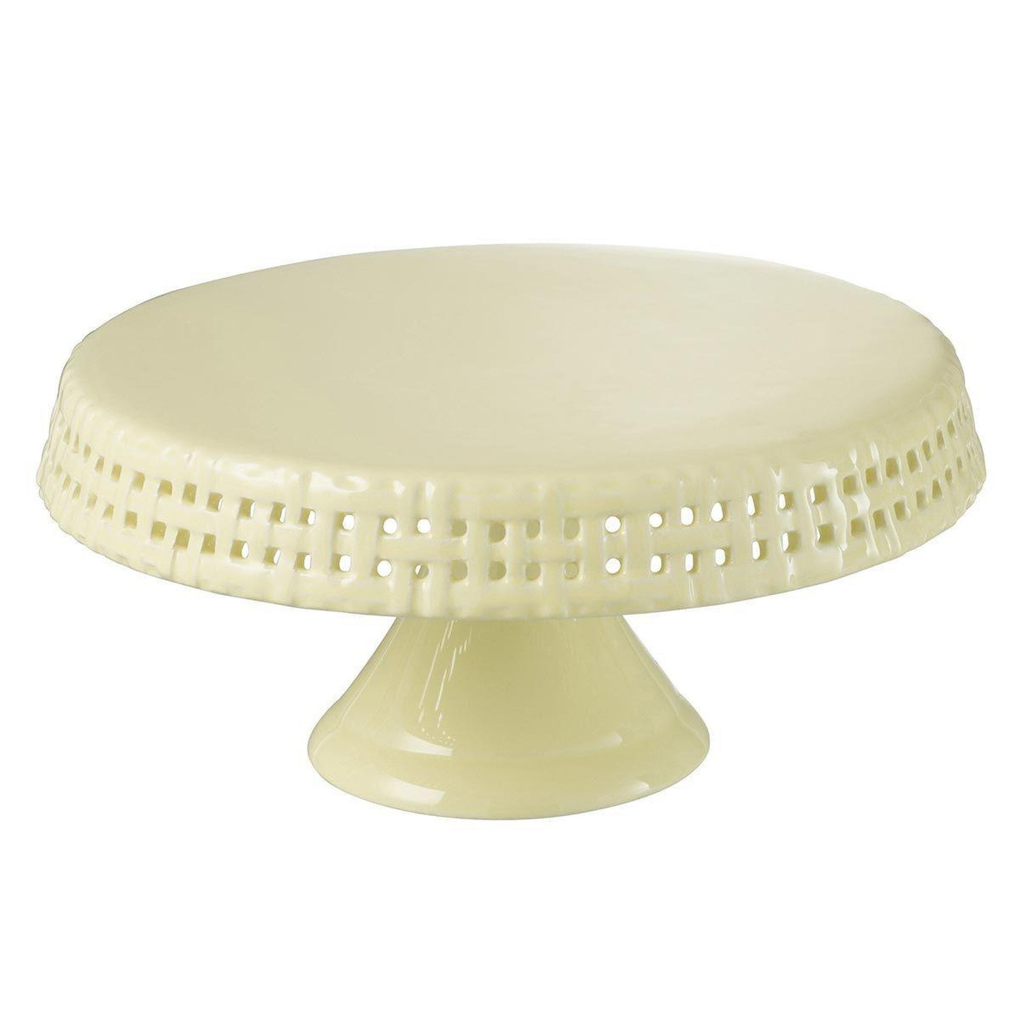 Voir la diapositive 1 : J-LINE Plat à tarte en céramique  vercer  25cm jaune