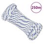 Voir la diapositive 1 : VIDAXL Corde de bateau Blanc 5 mm 250 m Polypropylene