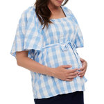 VERO MODA MATERNITY T Shirt de Grossesse Bleu/ Femme Vero Moda Maternity 20017546. Coloris disponibles : Blanc
