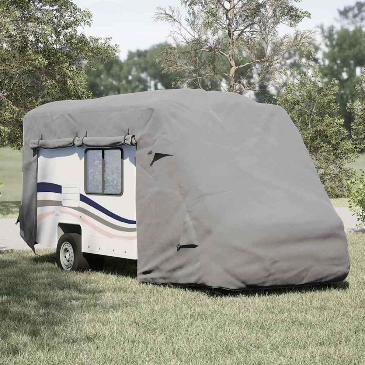 VIDAXL Housse de camping-car gris 570x235x275 cm tissu non tisse