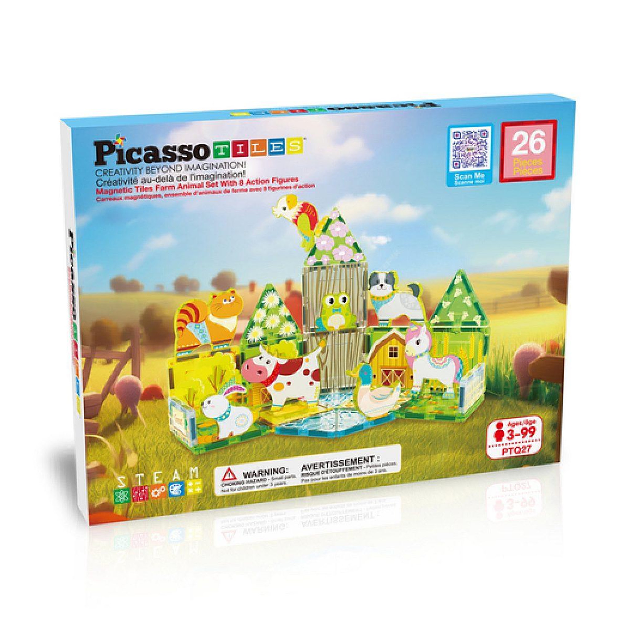 Tactic Set Magnetique Ferme 18 pcs - PicassoTiles