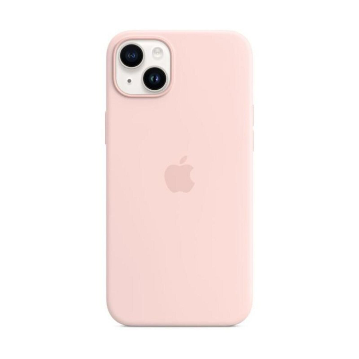 APPLE Coque en silicone avec MagSafe pour Apple iPhone 14 Plus Rose craie