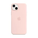 APPLE Coque en silicone avec MagSafe pour Apple iPhone 14 Plus Rose craie