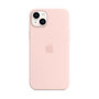 Voir la diapositive 1 : APPLE Coque en silicone avec MagSafe pour Apple iPhone 14 Plus Rose craie